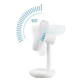 پنکه رو میزی قابل حمل USB قابل شارژ با چراغ LED DP-7632