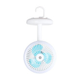 پنکه رو میزی قابل حمل USB قابل شارژ با چراغ LED DP-7632