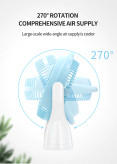 پنکه رومیزی شارژی 8 اینچی چراغ دار DP-7605