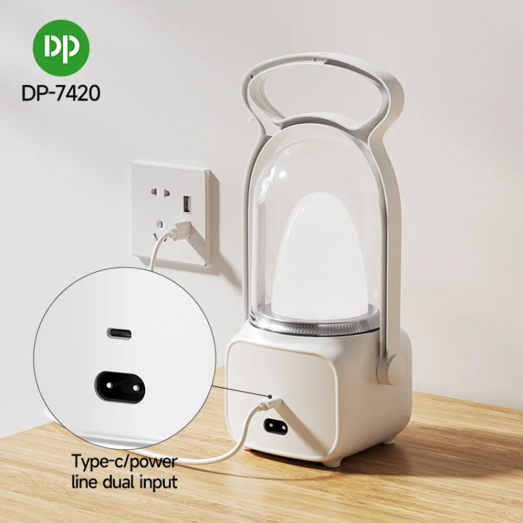 فانوس کمپینگ اضطراری قابل شارژ LED قابل حمل DP-7420