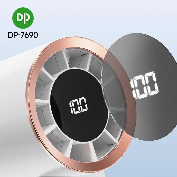 پنکه دستی پرسرعت DP-7690 با باتری 2000 میلی آمپرساعت
